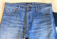 Image 2 of Japan Blue jeans Momotaro selvedge indigo dyed pants, size 33 