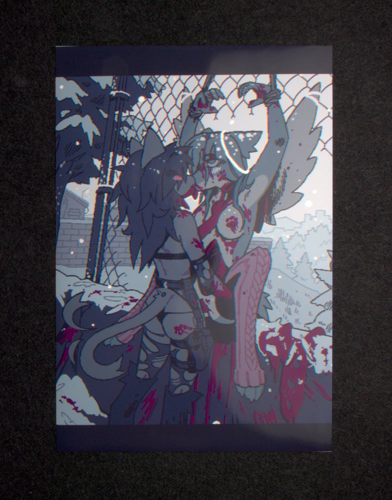 Image of Snow Angel Poster - 13"x19"