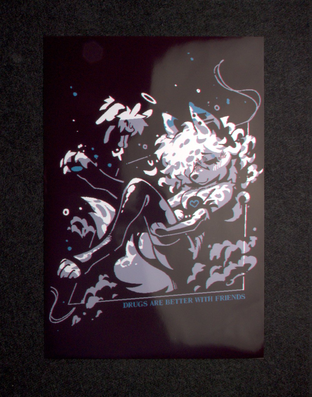 Image of I Don't Want U To Get Cold Poster - 13"x19"