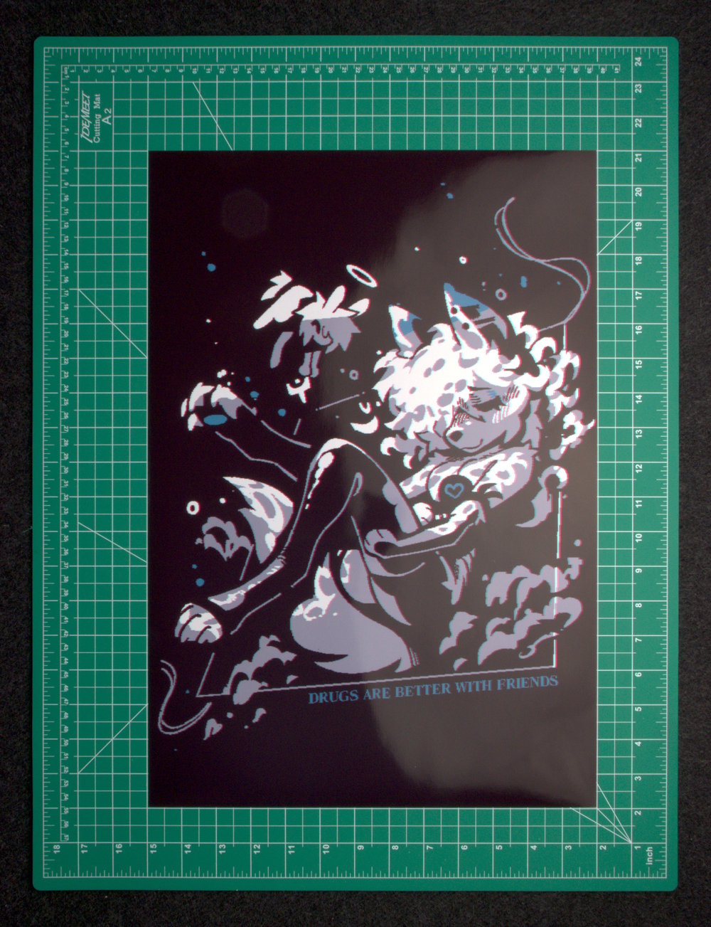 Image of I Don't Want U To Get Cold Poster - 13"x19"