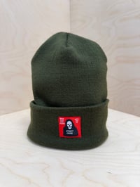 Image 1 of skate with your friends until you die beanie 