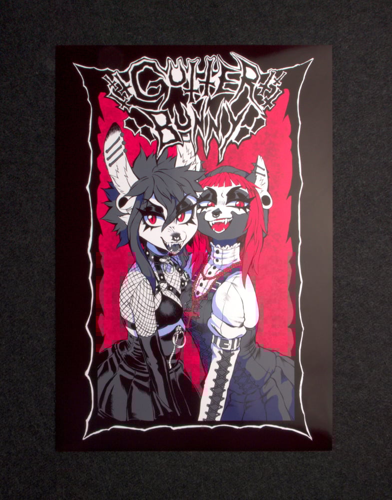 Image of Gutter Bunny Poster - 13"x19"