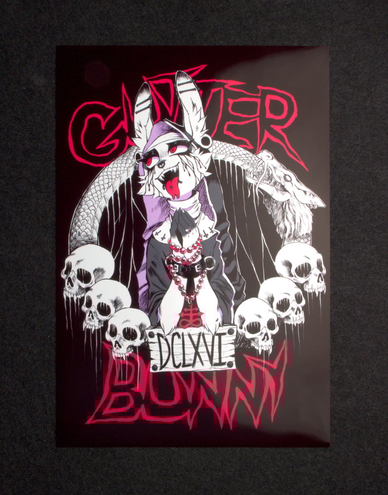Image of Gutter Bunny Nun Poster - 13"x19"