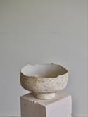 STONE light pedestal bowl