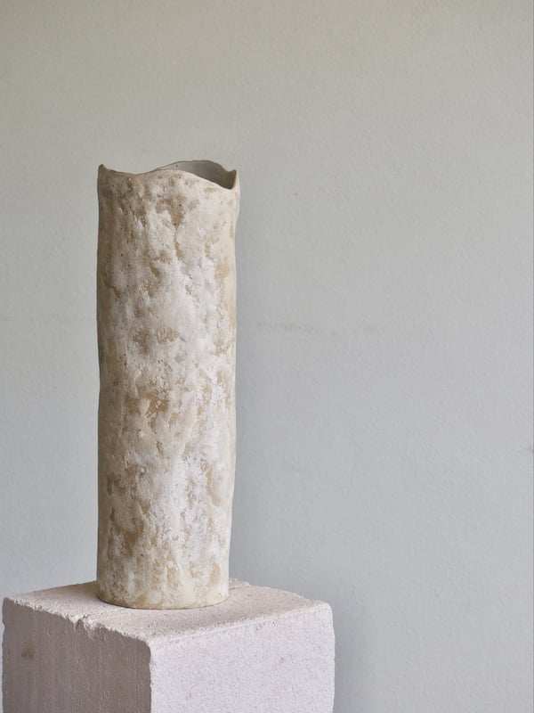 STONE light tall vase I