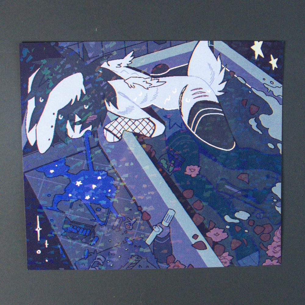 Image of Where We Always Wanted To Go Print [Holographic] - 10.5"x12"