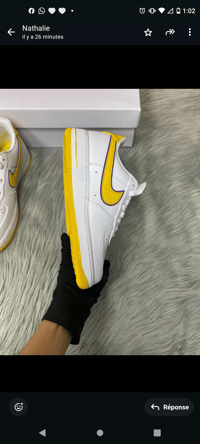 Image 11 of Size 9 shoes men's retro qs kb color white Nike  made in Vietnam 