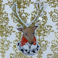 Image 1 of The Horned Goddess Glitter Sticker