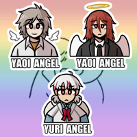 Gayngels (Gay Angels) || Stickers [Misc.]