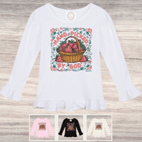 Image 1 of Ruffle Shirt~ Hand Picked By God 