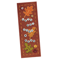 let’s get cozy & read bookmark