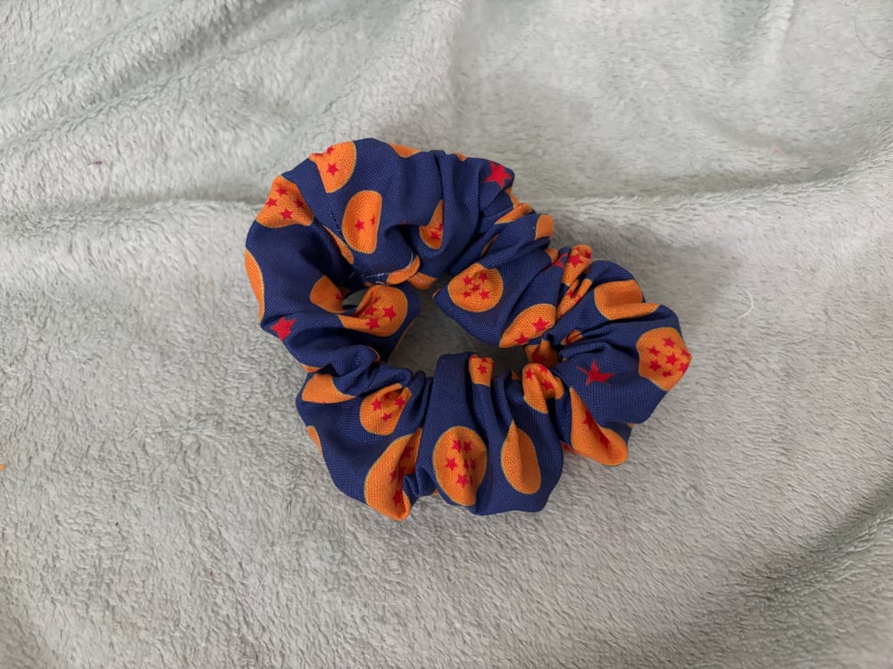 Image of Orange Star Scrunchie