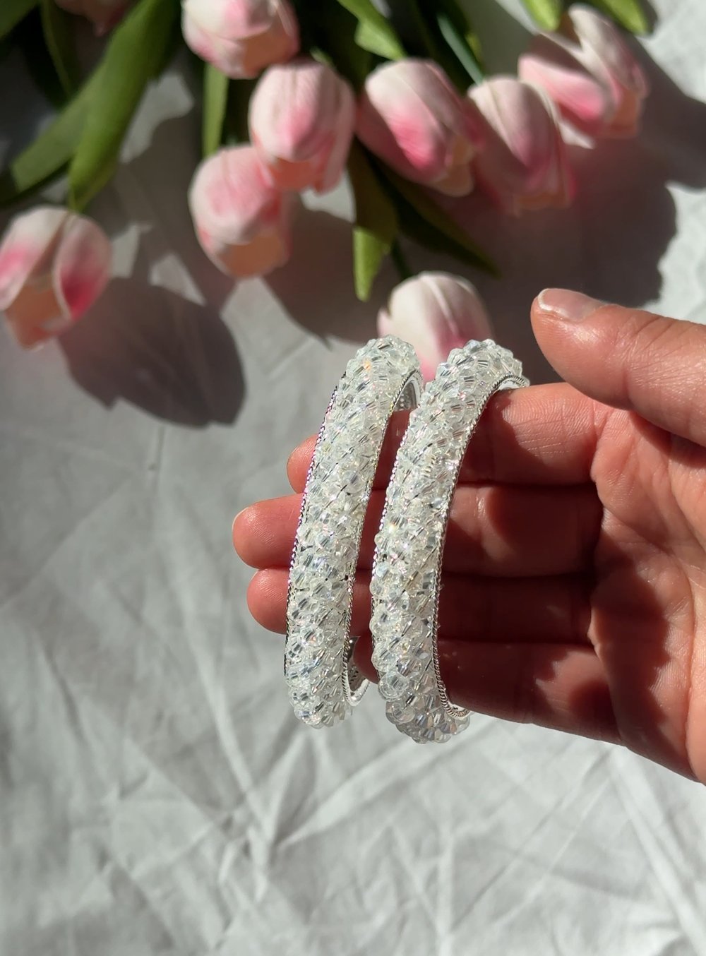 Image of Ziya Crystal Chura 2 Piece Set 