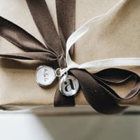 Image 3 of mini santa sack - white