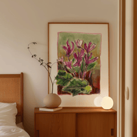 Image 4 of Cyclamen fine art print