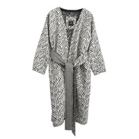 Image 1 of ZEBRA WOOL MAXI COAT