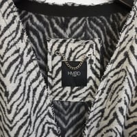 Image 2 of ZEBRA WOOL MAXI COAT