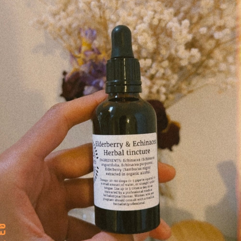 Image of Elderberry & Echinacea Tincture 