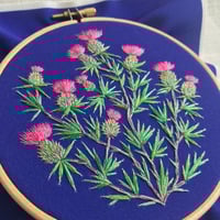 Image 4 of Scottish Thistle Embroidery Kit