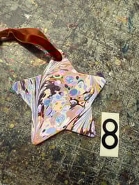 Image 9 of Hand Marbled Ceramic Stars // YOU CHOOSE