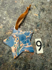 Image 10 of Hand Marbled Ceramic Stars // YOU CHOOSE