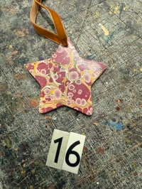 Image 17 of Hand Marbled Ceramic Stars // YOU CHOOSE