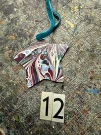 Image 13 of Hand Marbled Ceramic Stars // YOU CHOOSE