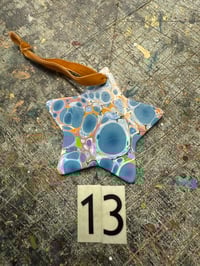 Image 14 of Hand Marbled Ceramic Stars // YOU CHOOSE