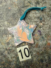 Image 11 of Hand Marbled Ceramic Stars // YOU CHOOSE