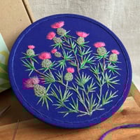 Image 1 of Scottish Thistle Embroidery Kit