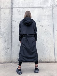 Image 8 of BLK MAXI COAT JACKET