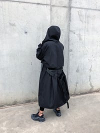 Image 10 of BLK MAXI COAT JACKET