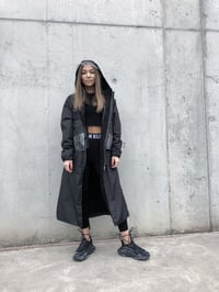 Image 4 of BLK MAXI COAT JACKET