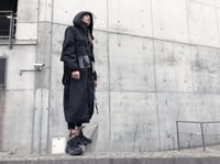 Image 5 of BLK MAXI COAT JACKET
