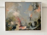 Image 2 of Joy. Oil & cold wax, framed, 25 x 20cm