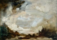 Image 1 of Remembering. Oil on linen, unframed, 35 x 25cm