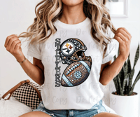 Steelers Rhinestone look Shirt 