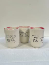 Image 1 of PREVENTA Taza en barro de loza