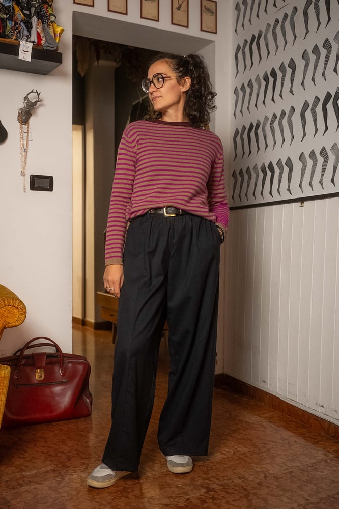 Image of Pantaloni ParkLife blu in lana