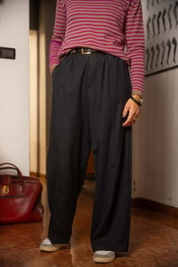 Image 3 of Pantaloni ParkLife blu in lana