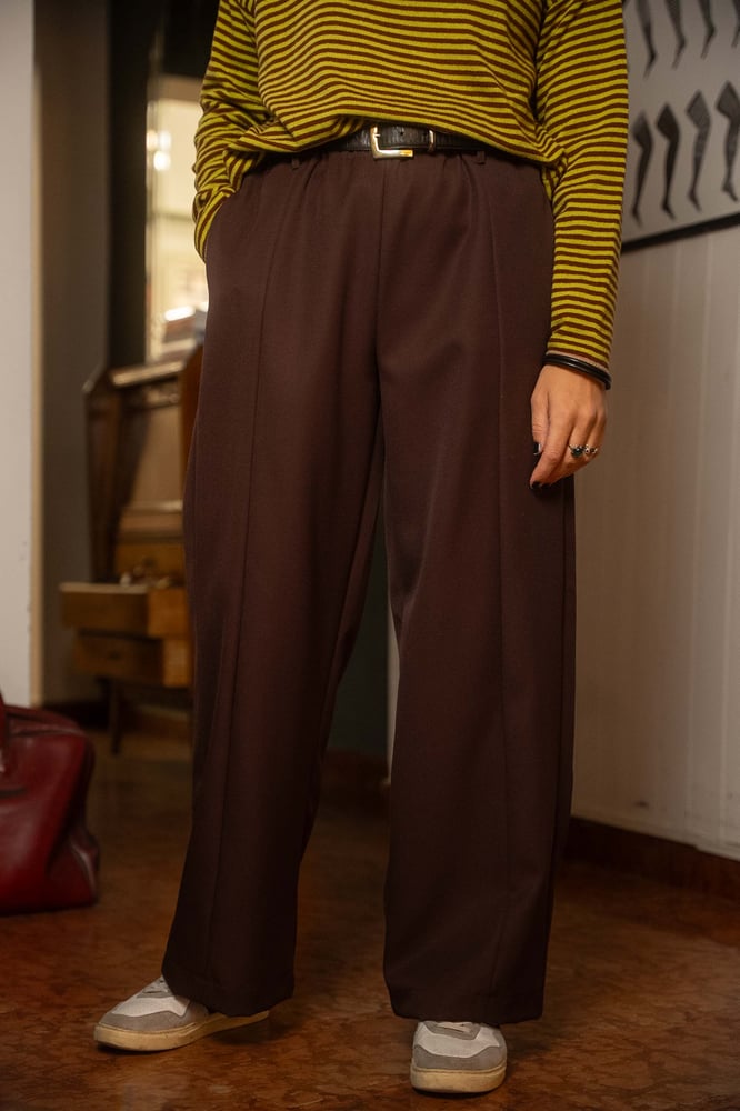 Image of Pantalone ParkLife Marrone in lana