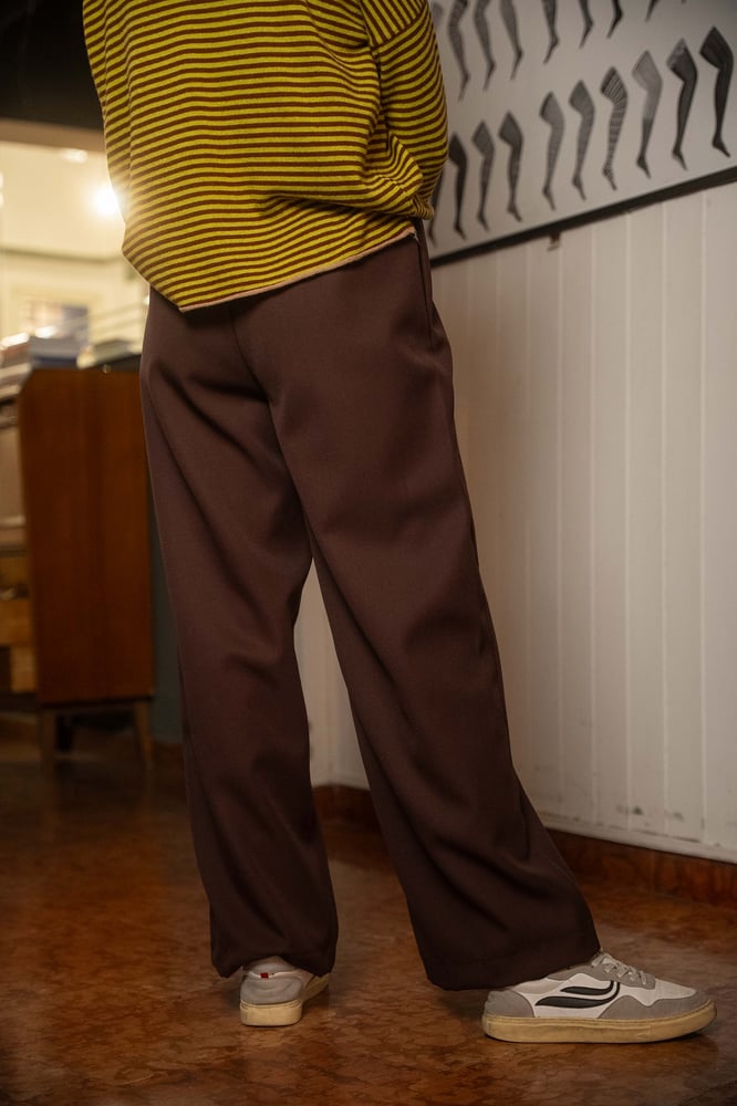 Image of Pantalone ParkLife Marrone in lana