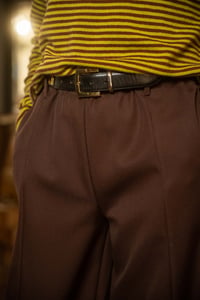 Image 3 of Pantalone ParkLife Marrone in lana