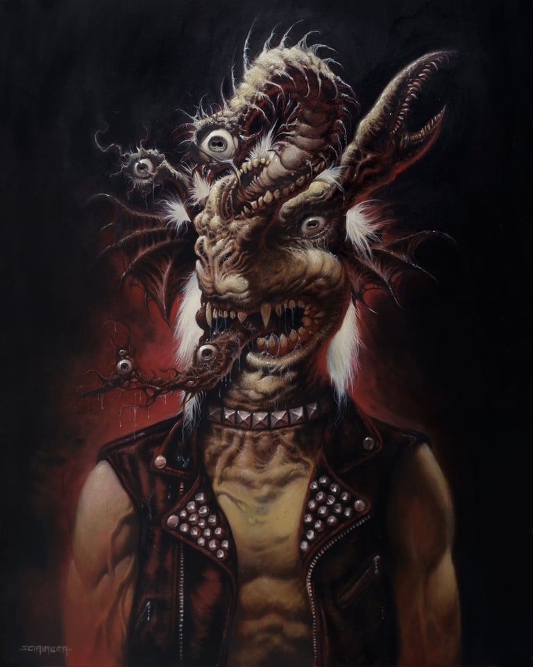 “Metalmorphic Mike Says Hello” ORIGINAL