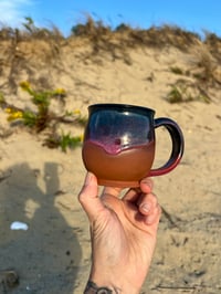 Image 4 of RED CLAY MUG - MIDNIGHT + MAGENTA