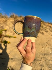 Image 5 of MOON + STARS MUG - MYSTICAL PURPLE + 22K GOLD