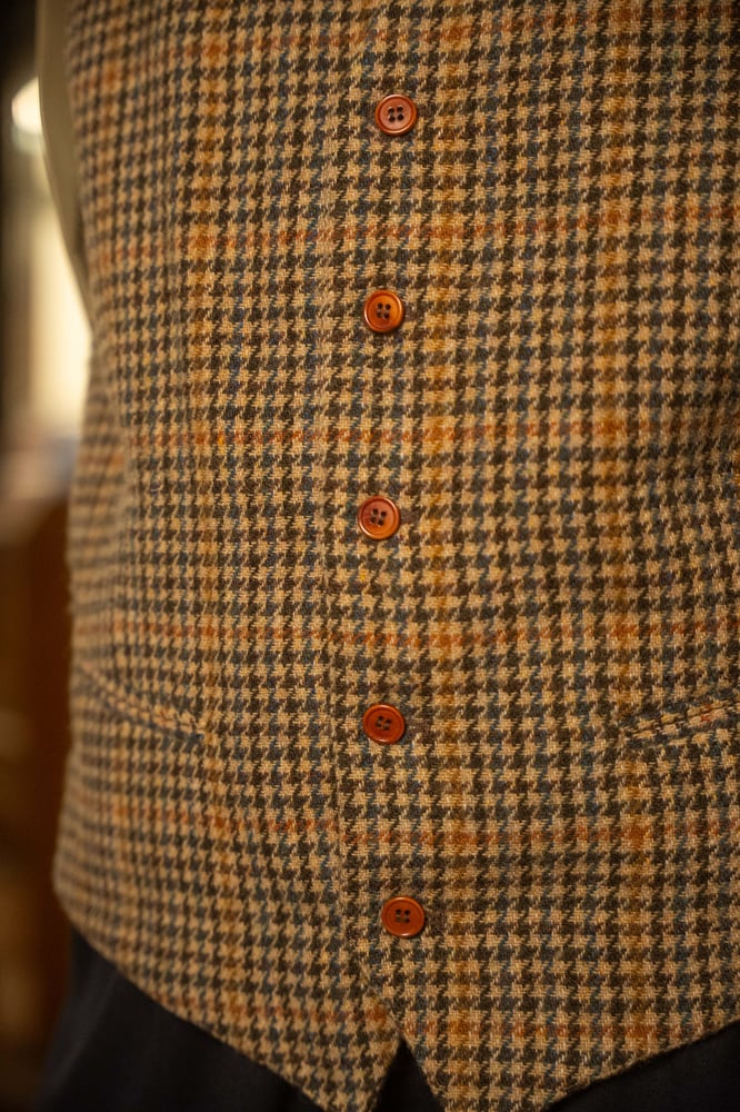 Image of Gilet quadri lana