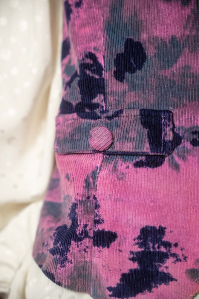 Image of Gilet Blu e rosa