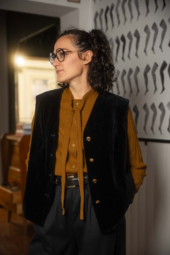 Image of Camicia castagna
