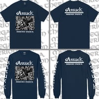 Image 1 of ASSUCK "Misery Index (Navy Blue)" SS & LS